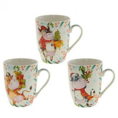 Кружки с символом года 2021 (Бык/Корова)