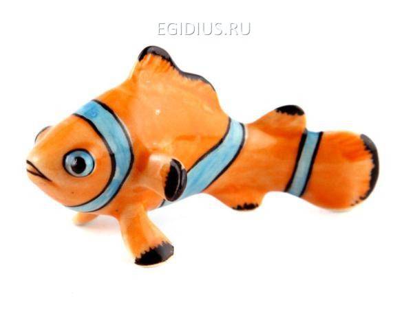 Комплект минискульптур коллекционных из 6 шт."рыбка" длина=5 см. 320-717 фото 1 &mdash; Egidius.ru