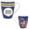 Кружка фарфоровая "ЧМ 2018/Saint Petersburg" v=360мл.  406-158 фото 1 — Egidius.ru