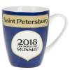 Кружка фарфоровая "ЧМ 2018/Saint Petersburg" v=360мл.  406-158 фото 3 — Egidius.ru
