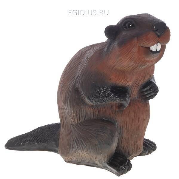 Фигура садовая Бобер L47W30H44 см 81-6152 фото 1 — Egidius.ru