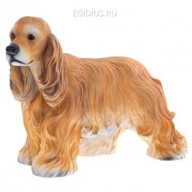 Садовая фигура из полистоуна Американский коккер спаниель L40W12H42 см 81-6379 — Egidius.ru