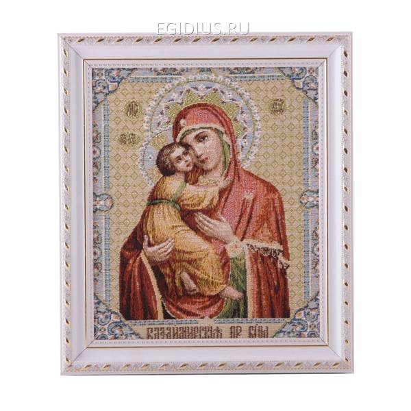 Гобелен "владимирская икона божией" 319-015 фото 1 — Egidius.ru