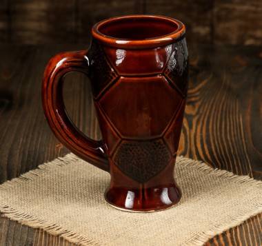 Кружка пивная &quot;Мяч&quot; 800 мл 804-012 — Egidius.ru