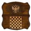 Настольная игра: Нарды резные "Герб РФ 3" 40, Mirzoyan 4-2-162 фото 5 — Egidius.ru
