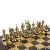 Шахматный набор  "Греко-Романский Период"  (корич. мет. доска 44х44, дер. короб, фигуры золото/бронза) 31-0787 фото 2 &mdash; Egidius.ru