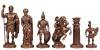 Шахматный набор  "Греко-Романский Период"  (корич. мет. доска 44х44, дер. короб, фигуры золото/бронза) 31-0787 фото 3 &mdash; Egidius.ru