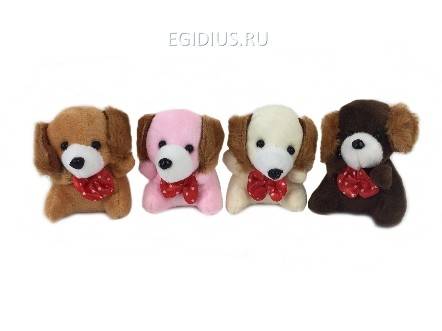 Мягкая игрушка-брелок 7см Собачка-115 281-082 фото 1 — Egidius.ru