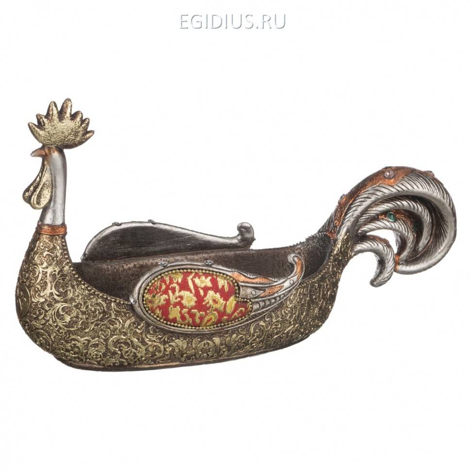 Ваза декоративная "петух" 30,6*11,5*17,8см  330-852 фото 1 — Egidius.ru