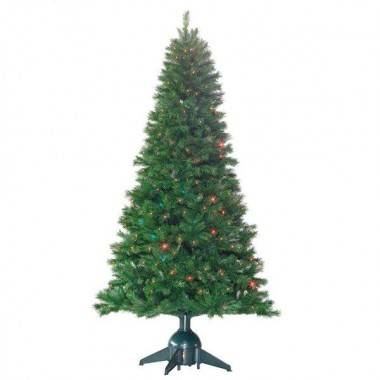 Елка искусственная &quot;Амурская&quot; (со светопровод. волокном и светодиодами), 275 см, 1480 в., 300кр.сд 80-0192 — Egidius.ru