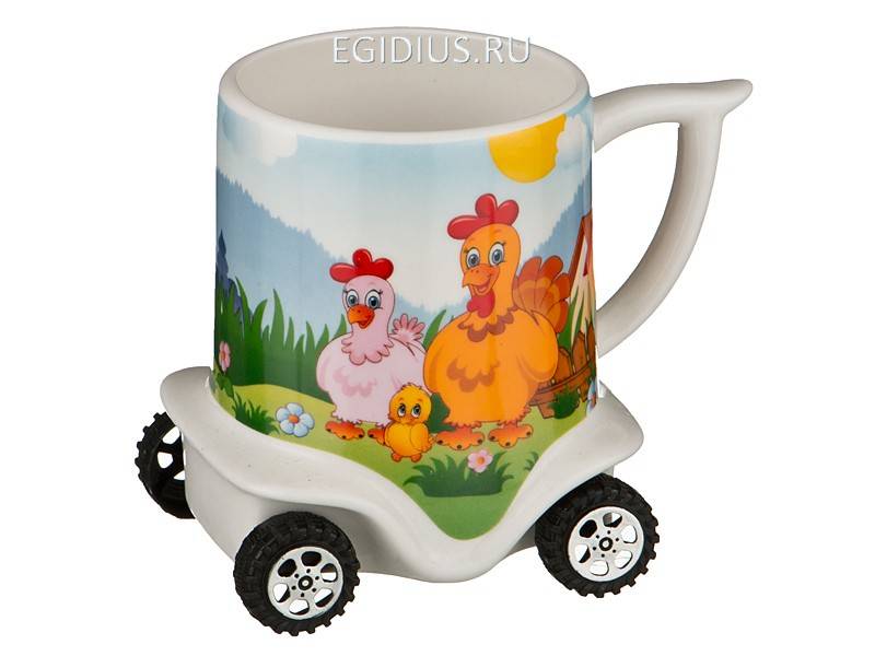 Кружка на колесиках  300 мл. 330-920 фото 1 — Egidius.ru