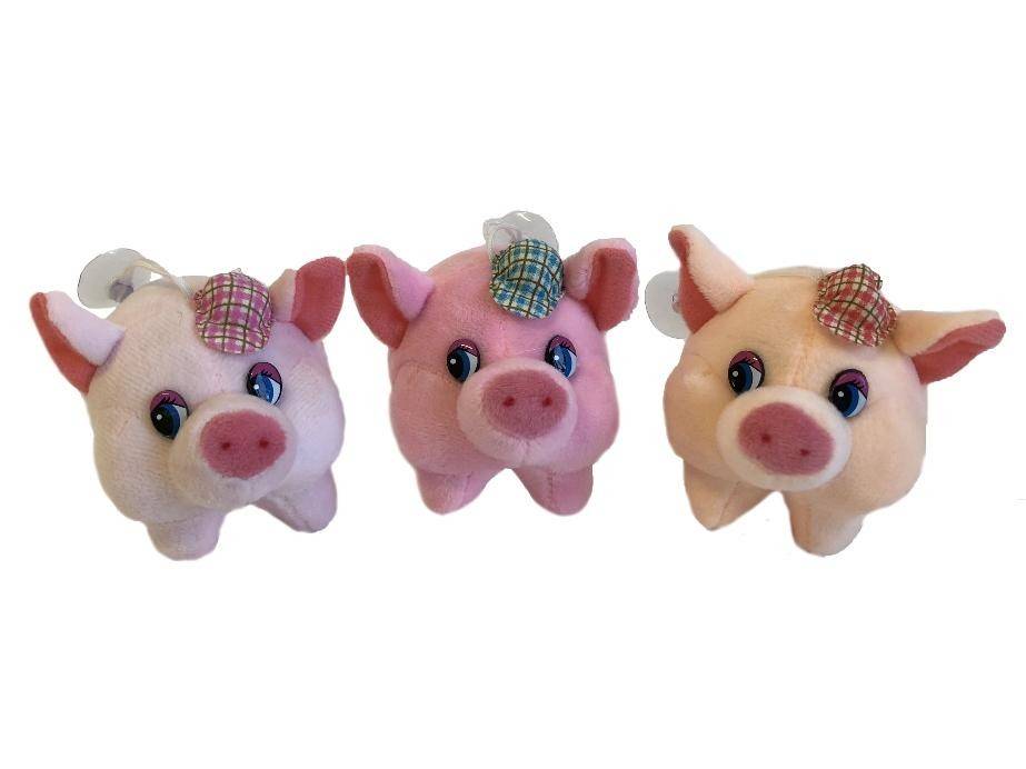Мягкая игрушка-брелок Свинка S49 8*10см 281-202 фото 1 — Egidius.ru