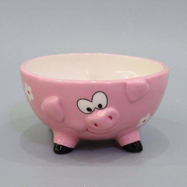 Бульонница "Свинка", 500мл, 14,5x14,5x7,5см (цветная коробка) 82-0313 фото 1 — Egidius.ru
