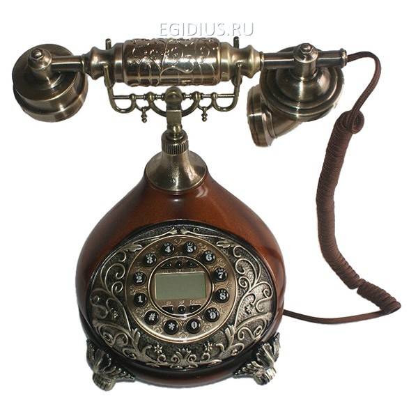 Телефон-ретро, L25 W17,5 H25 см 81-0007 фото 1 — Egidius.ru