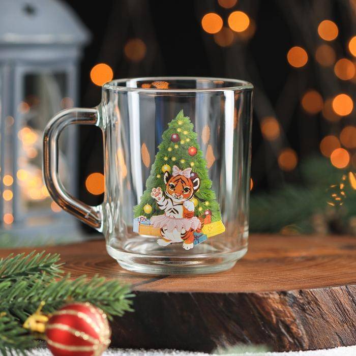 Кружка Доляна «Тигренок. С Новым Годом», 200 мл 813-454 фото 1 — Egidius.ru