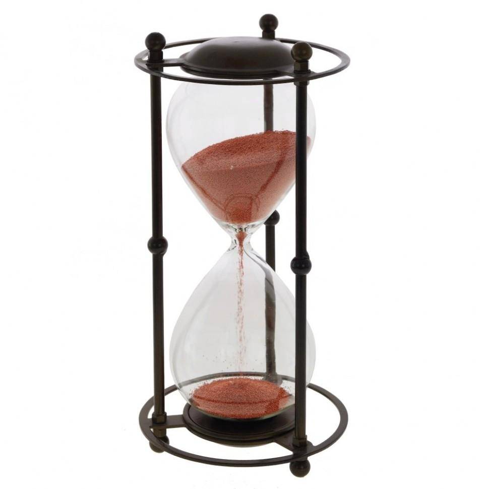 Часы песочные 5 мин L17 W17 H34 см 81-2048 фото 1 &mdash; Egidius.ru