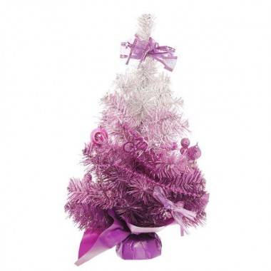 Ёлка декоративная с украшениями, H 41 см 80-0099 — Egidius.ru