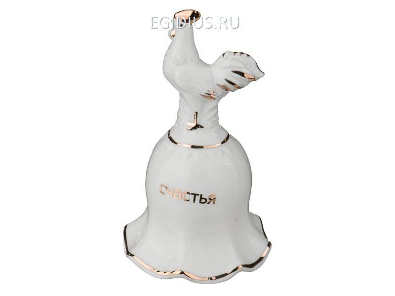 Колокольчик "петух" 12*7*7 см. 332-046 фото 1 — Egidius.ru