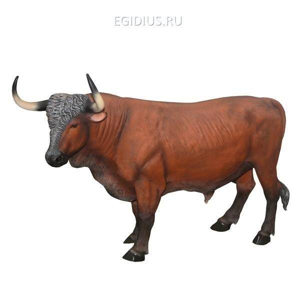 Фигура садовая Бык большойL135W42H92 81-6319 фото 1 &mdash; Egidius.ru