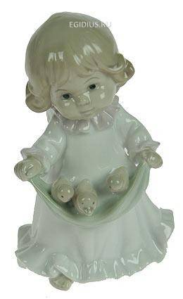 Статуэтка " Ангелочек", фарфор 15см  113-030 фото 1 — Egidius.ru