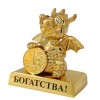 Фигурка дракон с кристалами Swarovski (Сваровски) пожеланием богатства 4*3*4 см 3-2-186 фото 5 — Egidius.ru