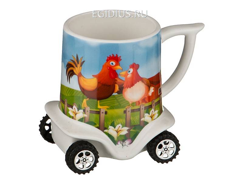 Кружка на колесиках  300 мл. 330-921 фото 1 — Egidius.ru