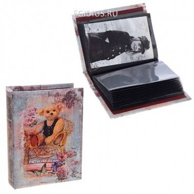 Фотоальбом (10х15 см,80 фото, 40 листов, 2 фото на листе), 18х14х5 см, 81-0207 — Egidius.ru