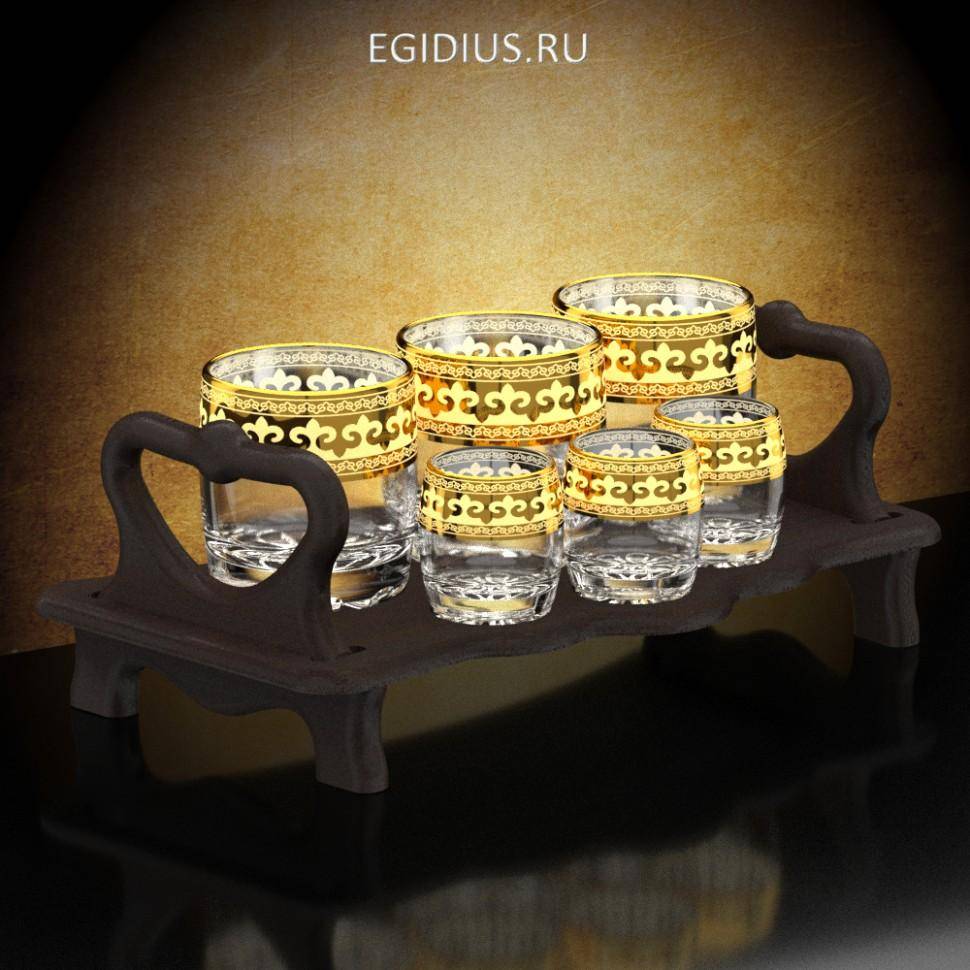 Мини-бар 6 предметов На троих 42415 + 42244 Византия 71-0141 фото 1 — Egidius.ru