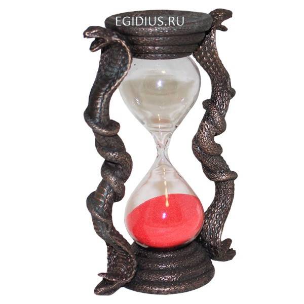 Песочные часы "Змея" 5 минут, Н 15 см 81-2000 фото 1 — Egidius.ru