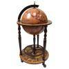 Глобус-бар напольный d 36, на ножках стационарный 31-0057 фото 2 — Egidius.ru