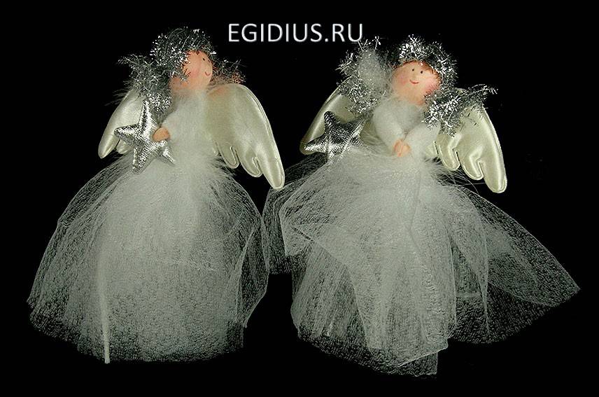Новогодняя фигурка "Ангелочек" 17см  150-858 фото 1 &mdash; Egidius.ru