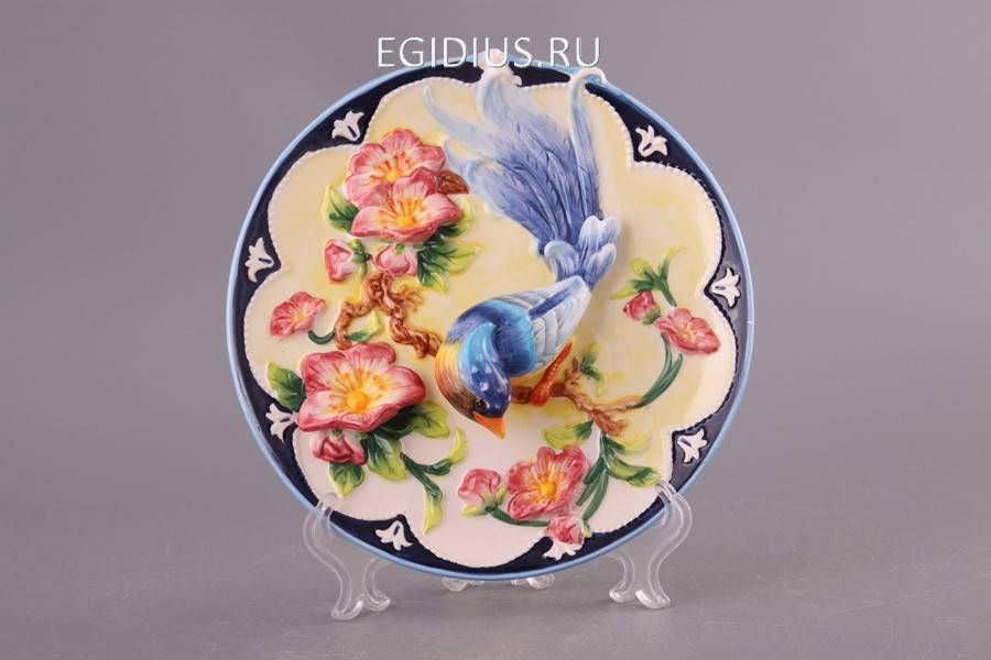 Тарелка настенная диаметр=20 см. 319-827 фото 1 — Egidius.ru