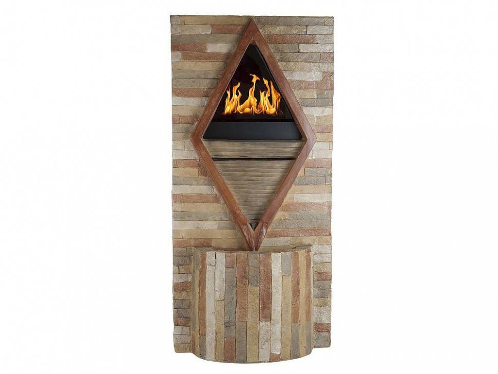 Фонтан декоративный (с подсветкой и имитацией огня) "Гармония" 47*21*97см.  406-009 фото 1 — Egidius.ru