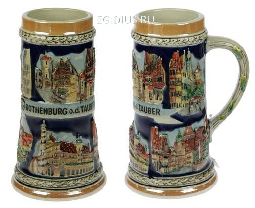 Пивная кружка коллекционная Ротенбург-на-Таубере 111-125 фото 1 &mdash; Egidius.ru