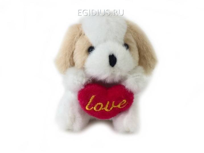 Мягкая игрушка-брелок 7см Собачка-117 281-084 фото 1 — Egidius.ru