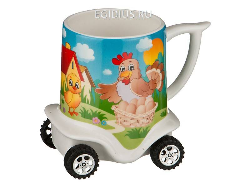 Кружка на колесиках  300 мл. 330-922 фото 1 — Egidius.ru