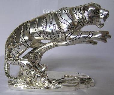 Статуэтка "Тигр на ветке" 402-013 фото 1 &mdash; Egidius.ru