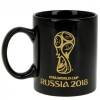 Кружка керамическая "Чемпионат Мира FIFA 2018" (черная) v=340мл.  406-136 фото 2 — Egidius.ru