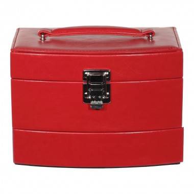 Шкатулка-автомат для украшений с дорожным футляром 19х15х13см 81-4690 — Egidius.ru