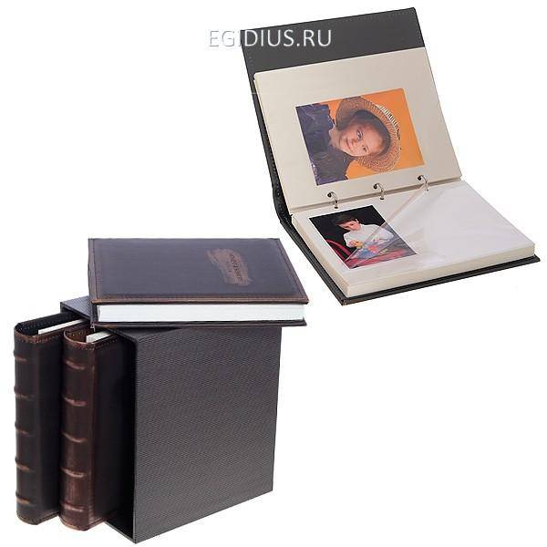 Набор фотоальбомов с самоклеющимися страницами (50 листов), L20,5 W27 см 81-0208 фото 1 — Egidius.ru