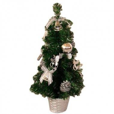 Ёлка декоративная с украшениями, H 41 см 80-0101 — Egidius.ru