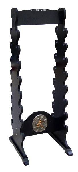 Подставка под самурайский меч для 16 изделий 34*108см 102-710 фото 1 — Egidius.ru