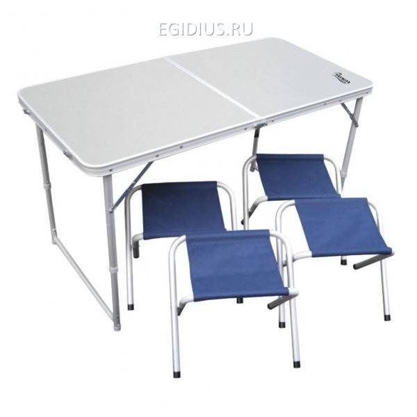 Набор мебели (PR-TA-21407+PR-21124) , стол + 4 табурета PREMIER 11-1301 фото 1 — Egidius.ru