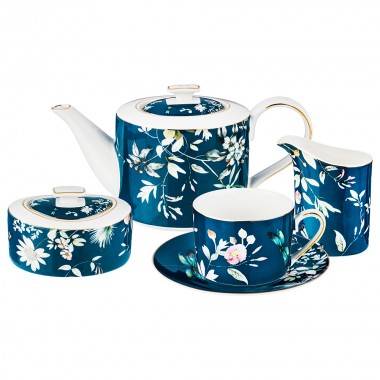Чайный сервиз на 6 персон, 15 пр. &quot;летний вечер&quot;, 950/350/250/250 мл. 300-279 — Egidius.ru