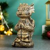 Копилка "Дракончик медитирует" (золото) 14*8*9см 81-3242 фото 2 — Egidius.ru