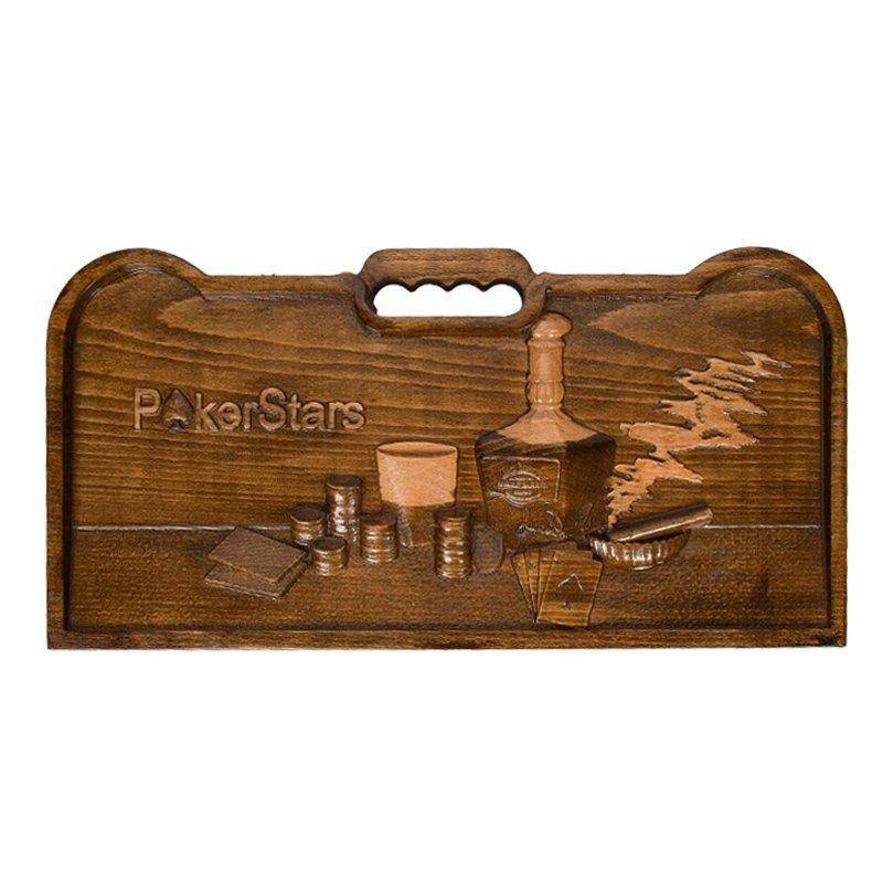 Кейс для покера деревянный резной Poker Stars на 300 фишек 4-5-041 фото 1 &mdash; Egidius.ru