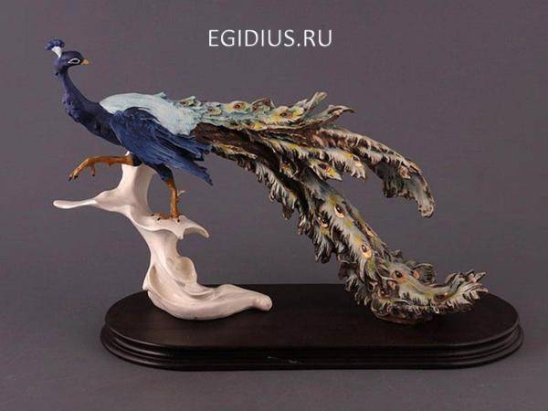 Статуэтка "павлин" высота=33 см.длина=52 см 320-761 фото 1 &mdash; Egidius.ru