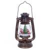 Фигурка декоративная с подсветкой и эффектом вьюги "Фонарь", L15 W11,5 H26 см, (3хАА, не прилаг) 80-0929 фото 1 &mdash; Egidius.ru