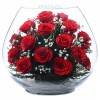 Цветы в стекле: Композиция из красных  роз  200-097 фото 1 — Egidius.ru
