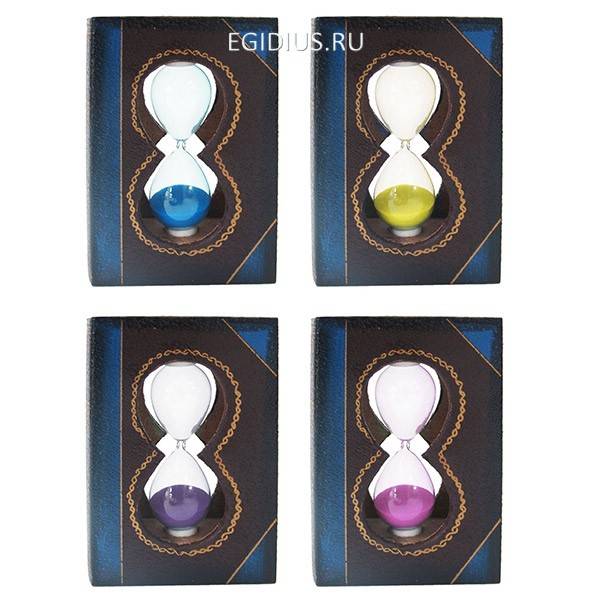 Декоративное изделие "Песочные часы - Книга", 11см, 4в 81-2002 фото 1 — Egidius.ru